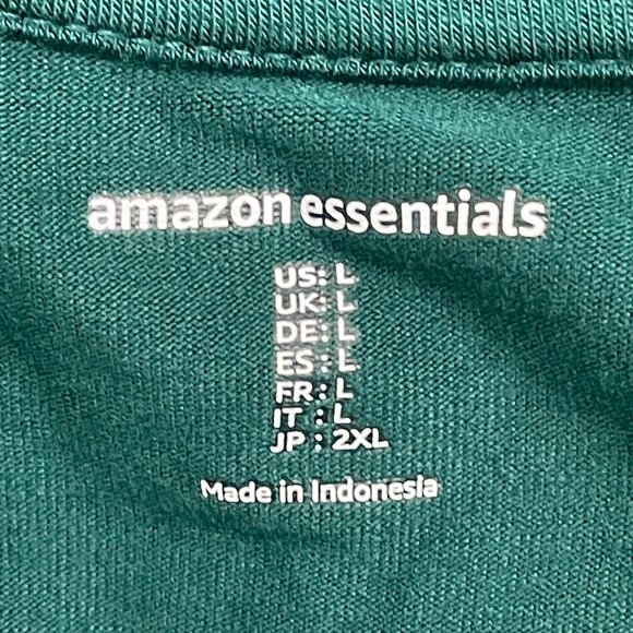 Essentials Women’s Sleeveless Teal Green Jumpsuit W/ Tie Waist Sz L - New - Picture 6 of 9